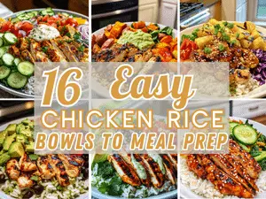 Master Meal Prep: Easy Chicken Rice Bowls for Busy Weeks